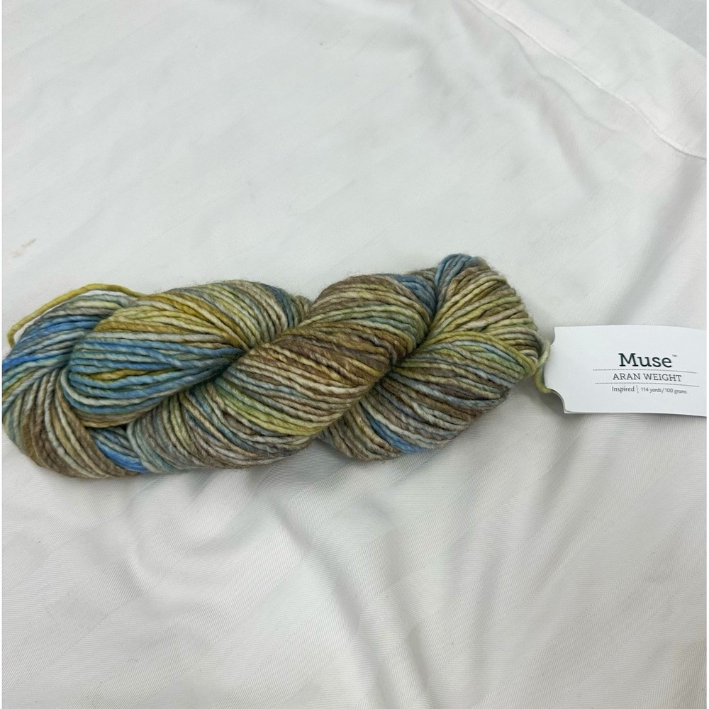Knit Picks Muse Aran Weight Yarn Superwash Merino Wool " Inspired " 114yds/100gr